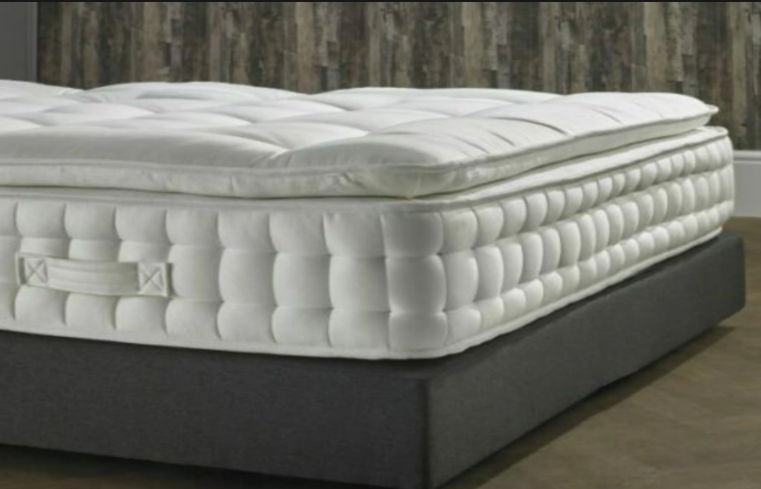 White pillow top mattress