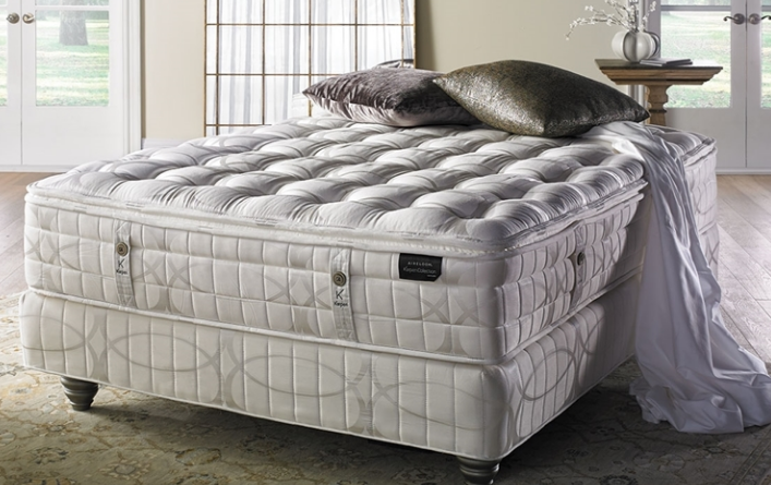White Aireloom Mattress on a bed.